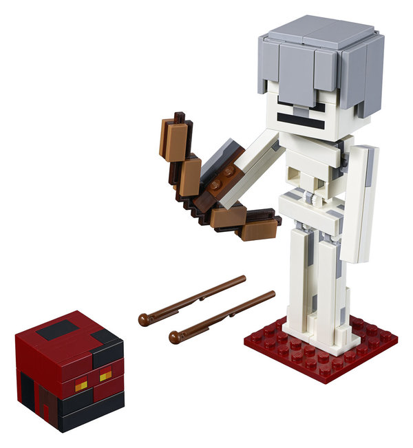 LEGO® Minecraft 21150 BigFig Skelett mit Magmawrfel