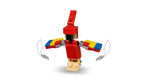 LEGO® Minecraft 21148 BigFig Steve mit Papagei