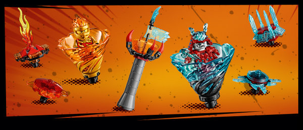LEGO® Ninjago 70684 Spinjitzu Slam Kai vs. Eis-Samurai