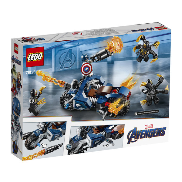 LEGO® Marvel Avengers 76123 Captain America: Outrider-Attacke