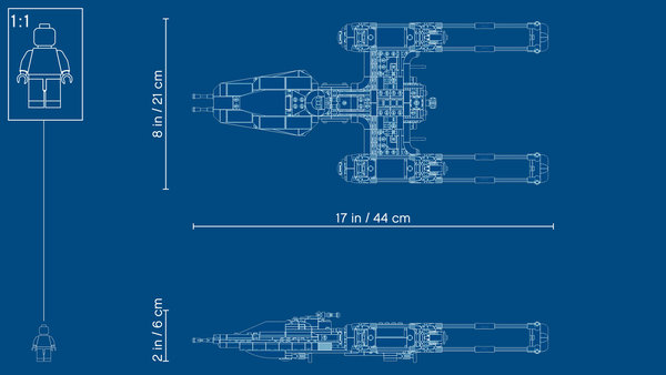 LEGO® Star Wars 75249 Widerstands Y-Wing Starfighter