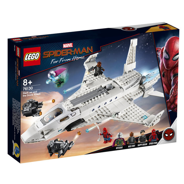 LEGO® Marvel Spider-Man 76130 Starks Jet und der Drohnenangriff