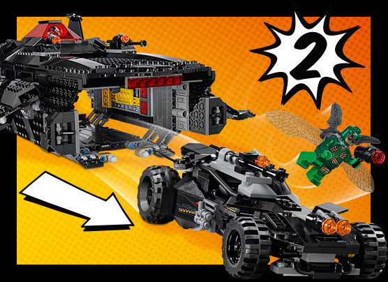 LEGO® DC Comics Batman 76087 Flying Fox: Batmobil-Attacke aus der Luft
