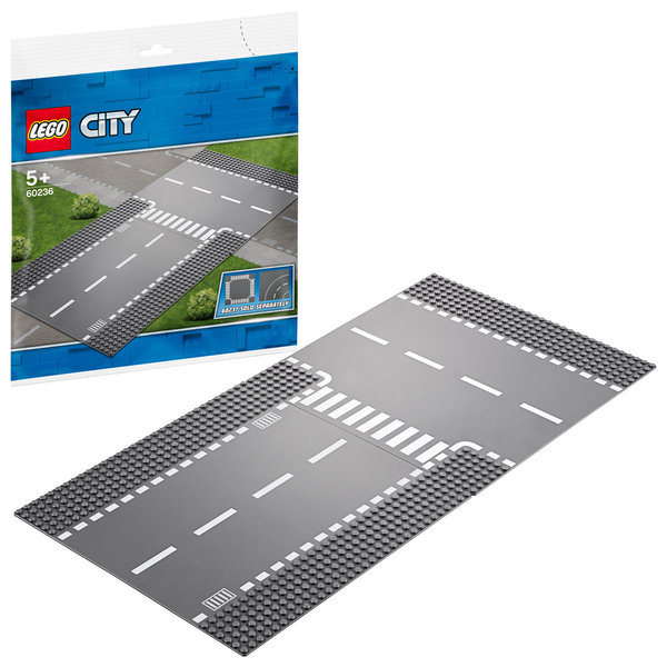 LEGO® City 60236 Gerade und T-Kreuzung
