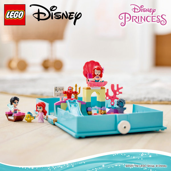 LEGO® Disney 43176 Arielles Märchenbuch