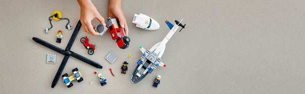 LEGO® City 60243 Verfolgungsjagd mit dem Polizeihubschrauber