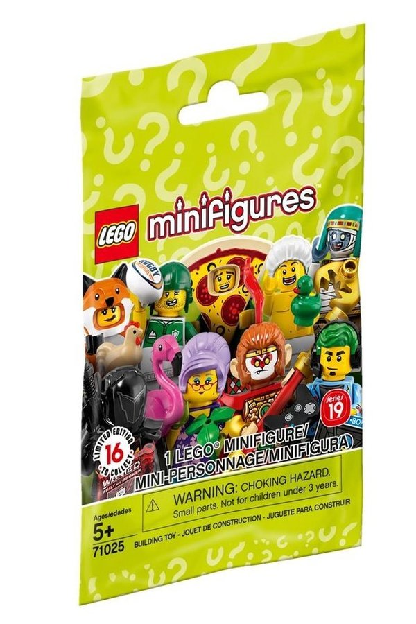 LEGO® Minifigures 71025 Serie 19  // geöffnete Tüte // Zufallsfigur //