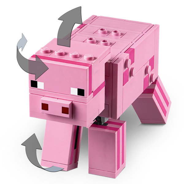 LEGO® Minecraft 21157 BigFig Schwein mit Zombiebaby