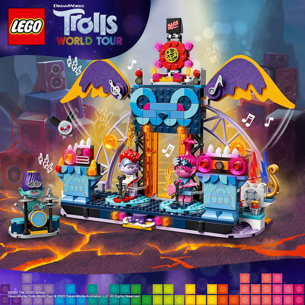 LEGO® Trolls 41254 Volcano Rock City Konzert