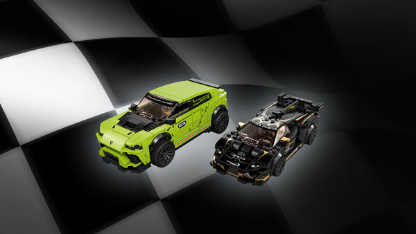 LEGO® Speed Champions 76899 Lamborghini Urus ST-X & Lamborghini Huracn Super Trofeo EVO
