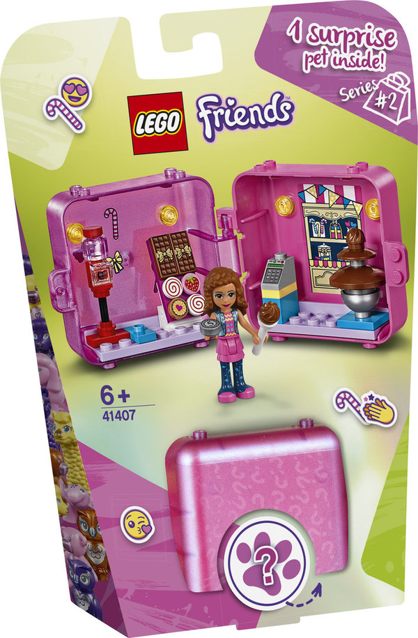 LEGO® Friends 41407 Olivias magischer Würfel – Süßwarengeschäft