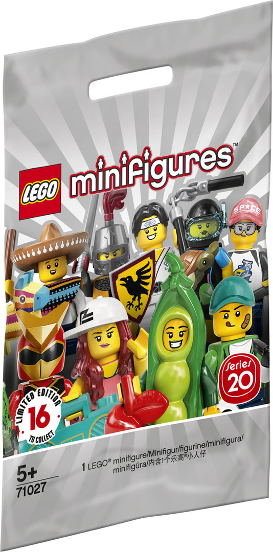 LEGO® Minifigures 71027 Serie 20  // geöffnete Tüte // Zufallsfigur //