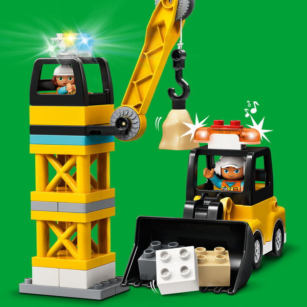 LEGO® DUPLO 10933 Groe Baustelle mit Licht und Ton