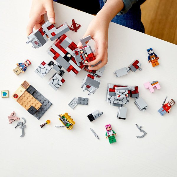 LEGO® Minecraft 21163 Das Redstone-Kräftemessen