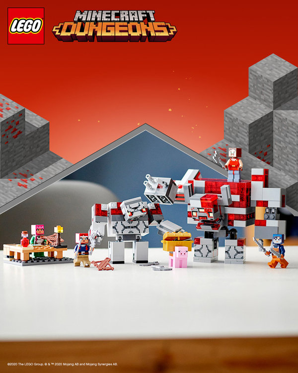 LEGO® Minecraft 21163 Das Redstone-Krftemessen