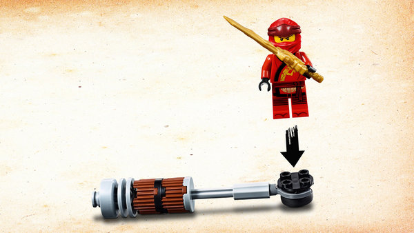 LEGO® Ninjago 70667 Kais Feuer-Bike & Zanes Schneemobil