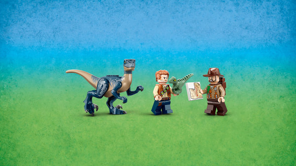 LEGO® Jurassic World 75942 Velociraptor: Rettungsmission mit dem Doppeldecker