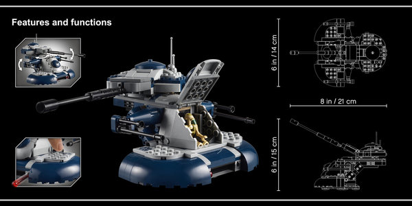 LEGO® Star Wars 75283 Armored Assault Tank (AAT)