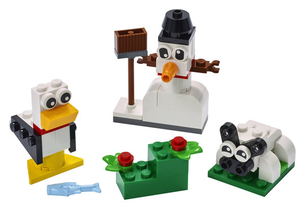 LEGO® Classic 11012 Kreativ-Bauset mit weißen Steinen