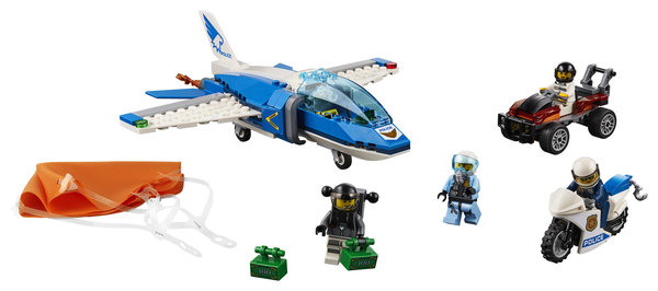 LEGO® City Police 60208 Polizei Flucht mit dem Fallschirm