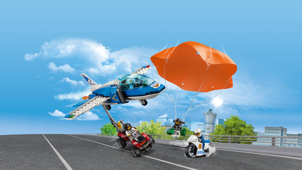 LEGO® City Police 60208 Polizei Flucht mit dem Fallschirm