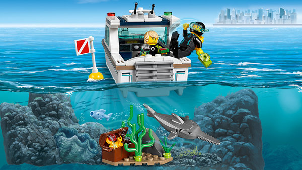 LEGO® City Great Vehicles 60221 Tauchyacht