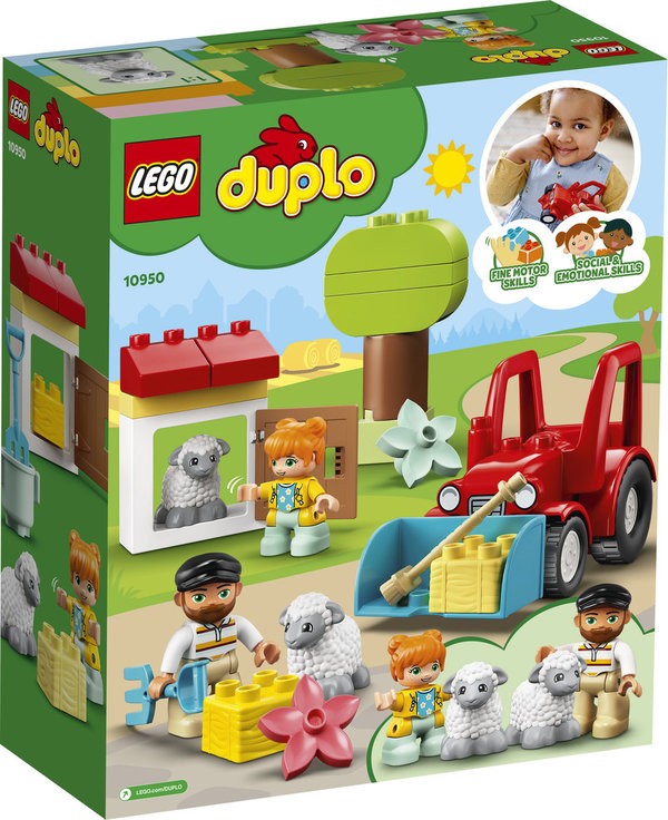 LEGO® DUPLO 10950 Traktor und Tierpflege