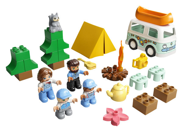 LEGO® DUPLO 10946 Familienabenteuer mit Campingbus
