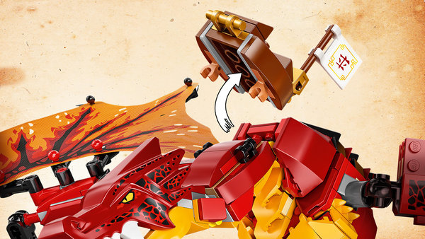 LEGO® Ninjago 71753 Kais Feuerdrache