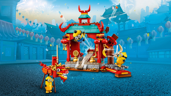 LEGO® Minions: The Rise of Gru 75550 Minions Kung Fu Tempel