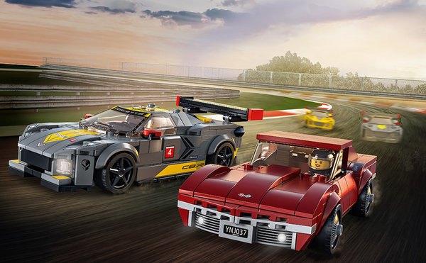 LEGO® Speed Champions 76903 Chevrolet Corvette C8.R & 1968 Chevrolet Corvette