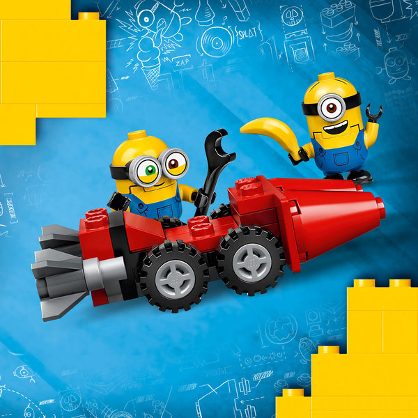 LEGO® Minions: The Rise of Gru 75549 Unaufhaltsame Motorrad-Jagd