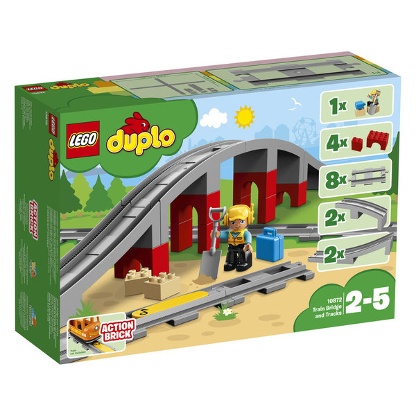LEGO® Duplo 10872 Eisenbahnbrcke und Schienen