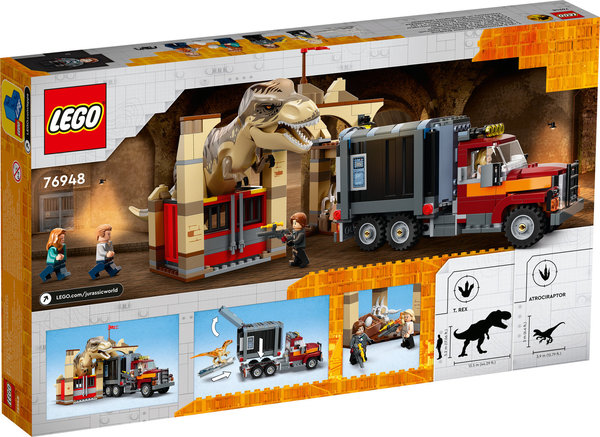 LEGO® Jurassic World 76948 T. Rex & Atrociraptor: Dinosaurier-Ausbruch