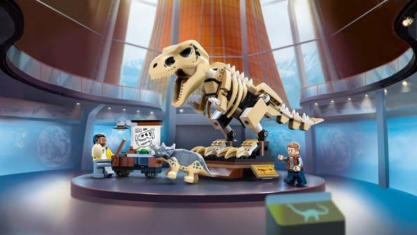 LEGO® Jurassic World 76940 T. Rex-Skelett in der Fossilienausstellung