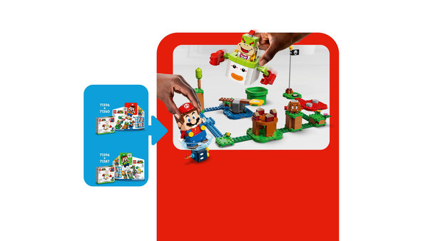 LEGO® Super Mario 71396 Bowser Jr‘s Clown Kutsche